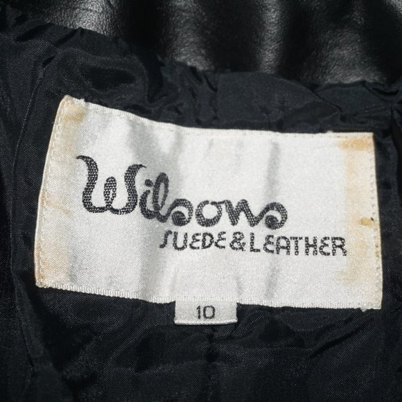 Vintage 80s Wilson Cropped Leather Jacket - Picture 5 of 9